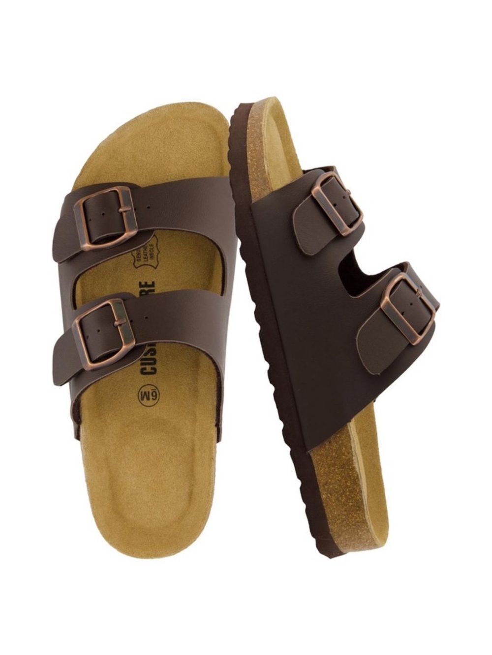 Cushionaire Lane Cork Footbed Sandals